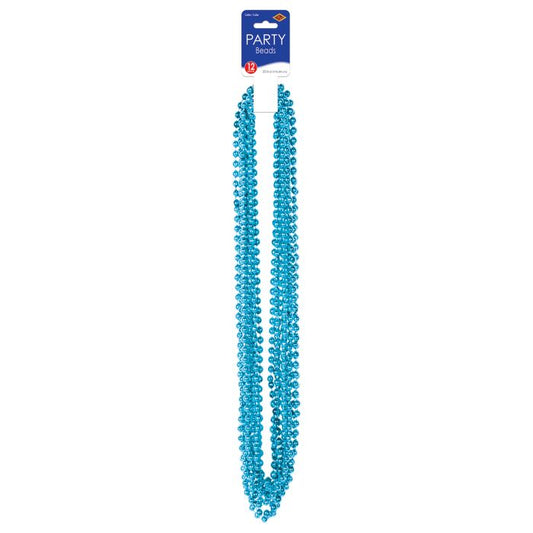 TEAL PARTY BEADS
