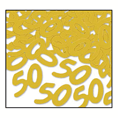 50 GOLD CONFETTI
