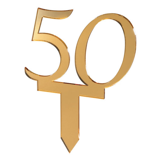 50TH ANNIVERSARY MONOGRAM ACRYL