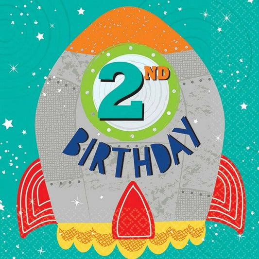 BLAST OFF BDAY LN 2ND BDAY