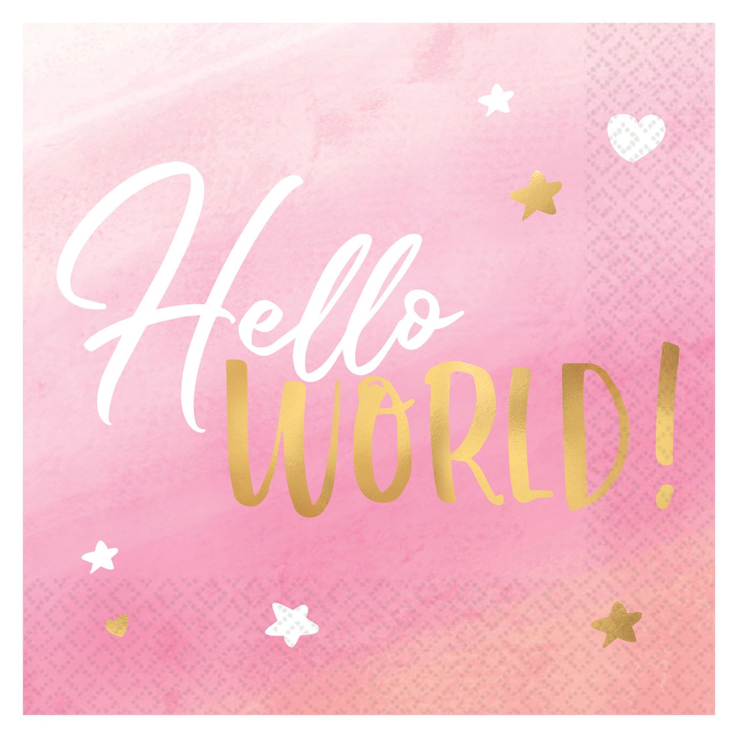 OH BABY HS LUNCHEON NAPKIN PINK