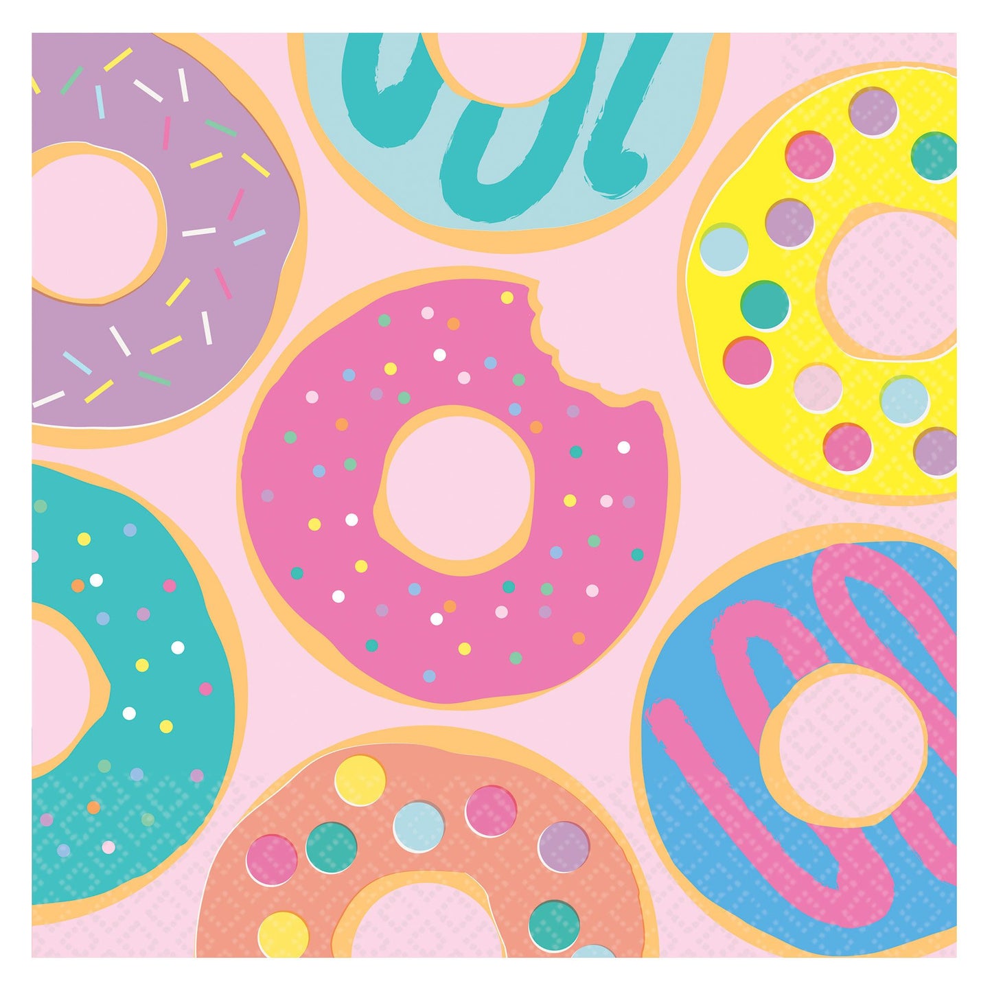 DONUT PARTY LUNCHEON NAPKINS
