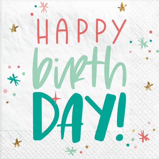 HAPPY CAKE DAY LUNCHEON NAPKINS