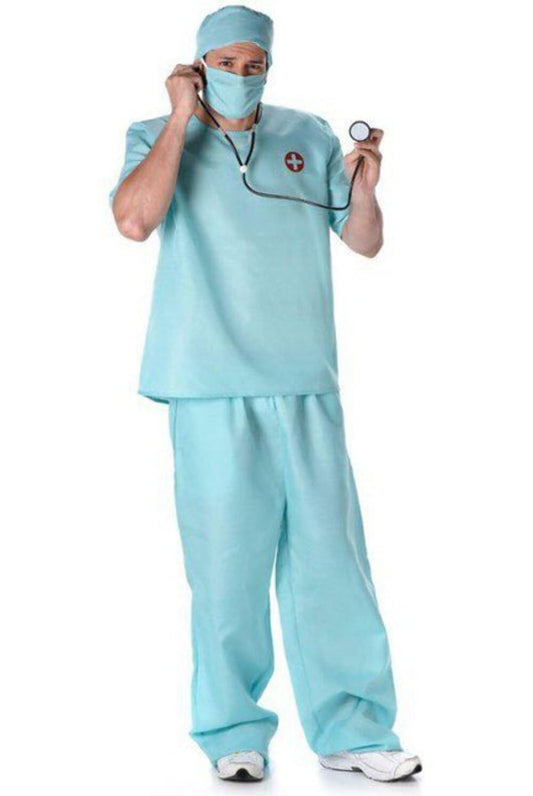 DOCTOR SCRUBS MENS LARGE COSTUME