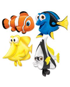 UNDER THE SEA FISH CUTOUTS 4CT