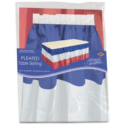 PATRIOTIC TABLE SKIRTING PL