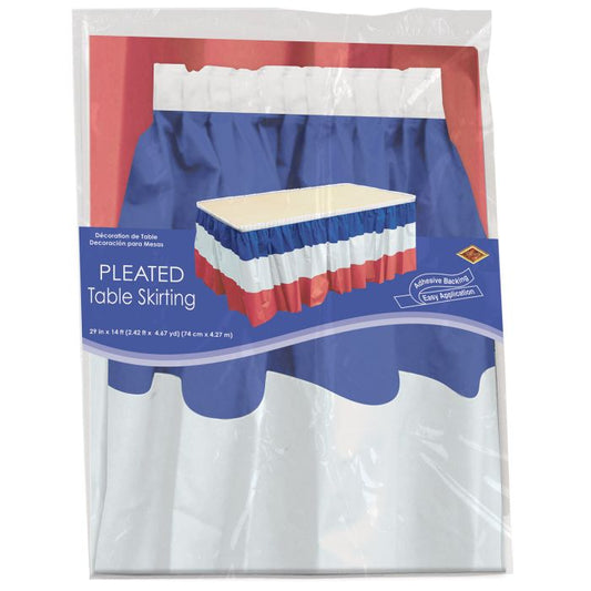 PATRIOTIC TABLE SKIRTING PL