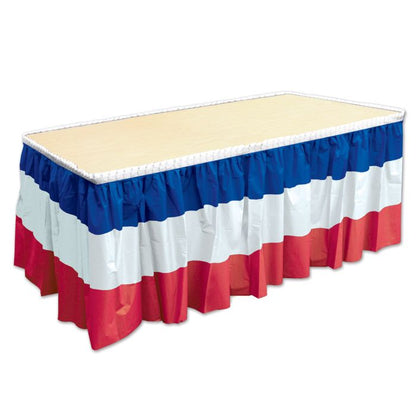 PATRIOTIC TABLE SKIRTING PL
