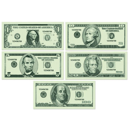 CASINO PLAY MONEY LARGE 100PC
