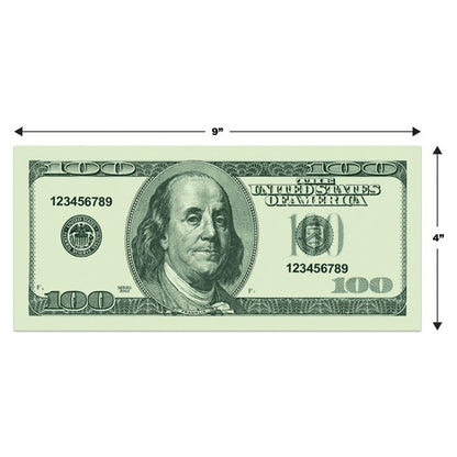 CASINO PLAY MONEY LARGE 100PC