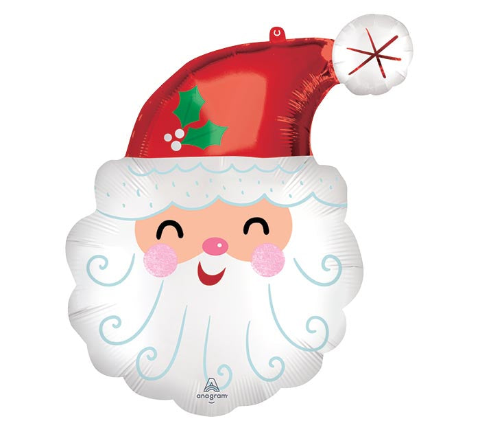 SMILEY SANTA SUPERSHAPE 27" MYL