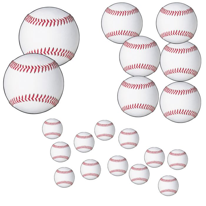BASEBALL CUTOUTS 20CT