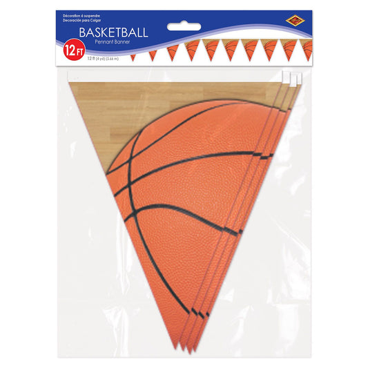 BASKETBALL PENNANT BANNER