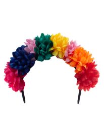 FLOWER HEADBAND-MULTICOLOR
