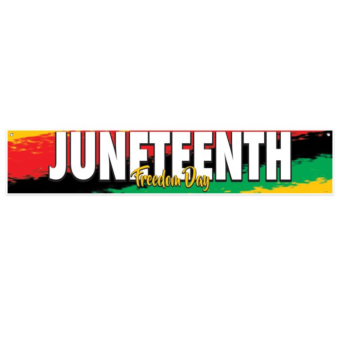 JUNETEENTH VINYL BANNER