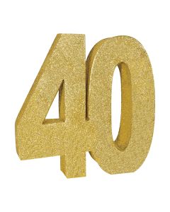 3-D GLITTER CENTERPIECE "40"