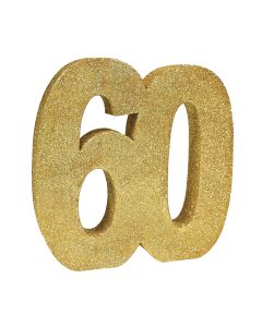 3-D GLITTER CENTERPIECE "60"