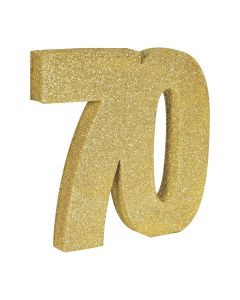 3-D GLITTER CENTERPIECE "70"