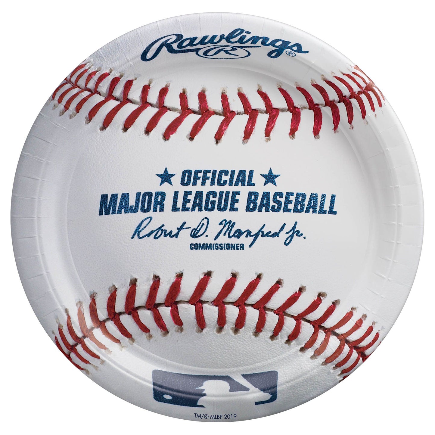 MLB RAWLINGS 7 IN PAPER PLATES