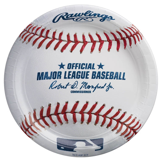 MLB RAWLINGS 7 IN PAPER PLATES