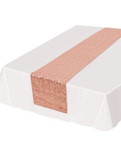 ROSE GOLD SEQUINED TABLE RUNNER
