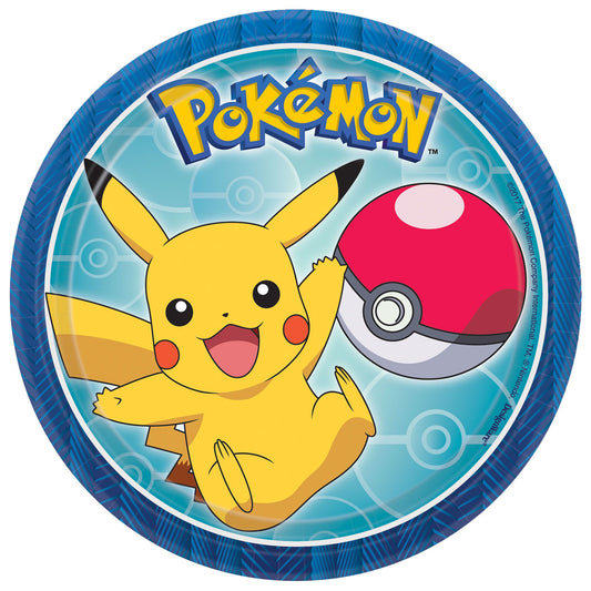 POKEMON 7 IN PAPER PLATE