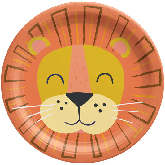 GET WILD BIRTHDAY 7" PLATES