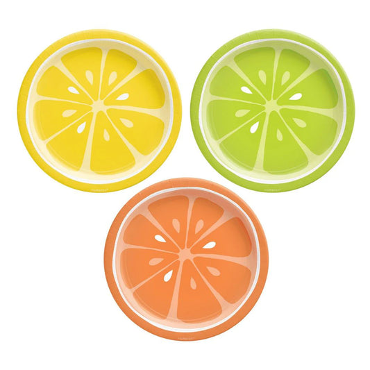 TUTTI FRUITTI 7" PLATES ASST