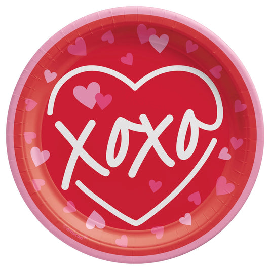 CROSS MY HEART 7" ROUND PLATES