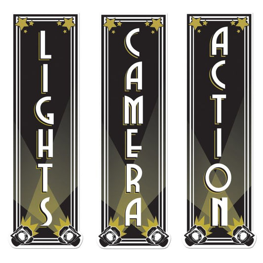 LIGHTS CAMERA ACTION CUTOUTS