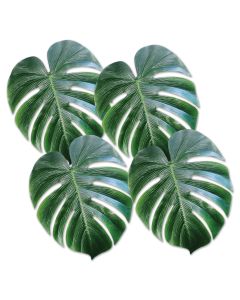 FABRIC TROPICAL PALM LEAVES 4CT