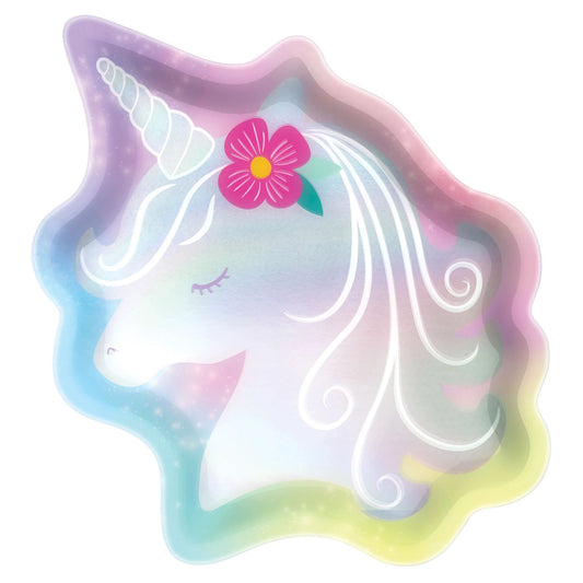 UNICORN IRID 7" SHAPED PLATES