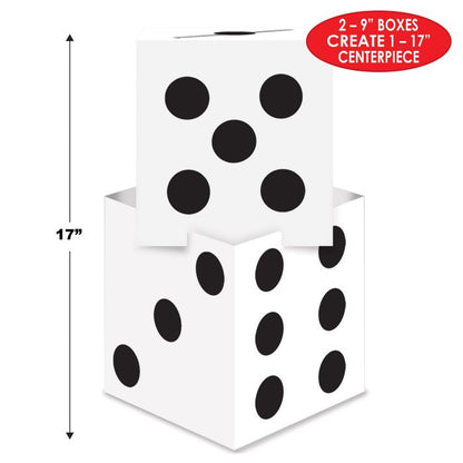 3D DICE STACKING CENTERPIECE