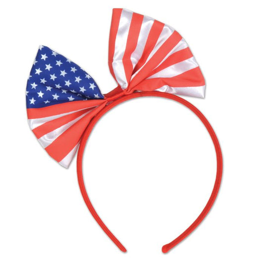 PATRIOTIC BOW HEADBAND