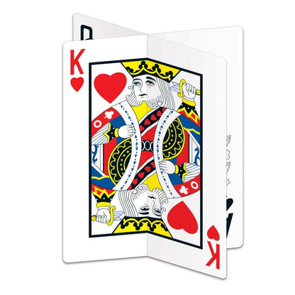 3D PLAYING CARD CENTERPIECE