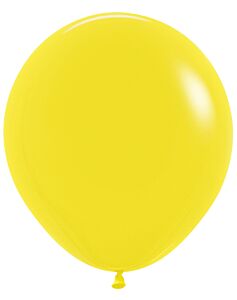 18" FASHION YELLOW LTX 25CT