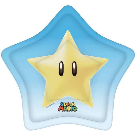 SUPER MARIO 8" STAR SHAPED PLATES