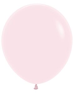 18" PASTEL MATTE PINK LTX 25CT