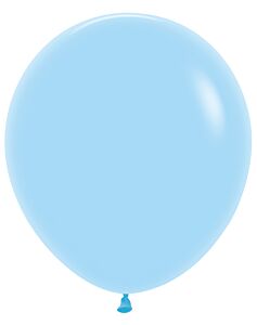 18" PASTEL MATTE BLUE LTX 25CT