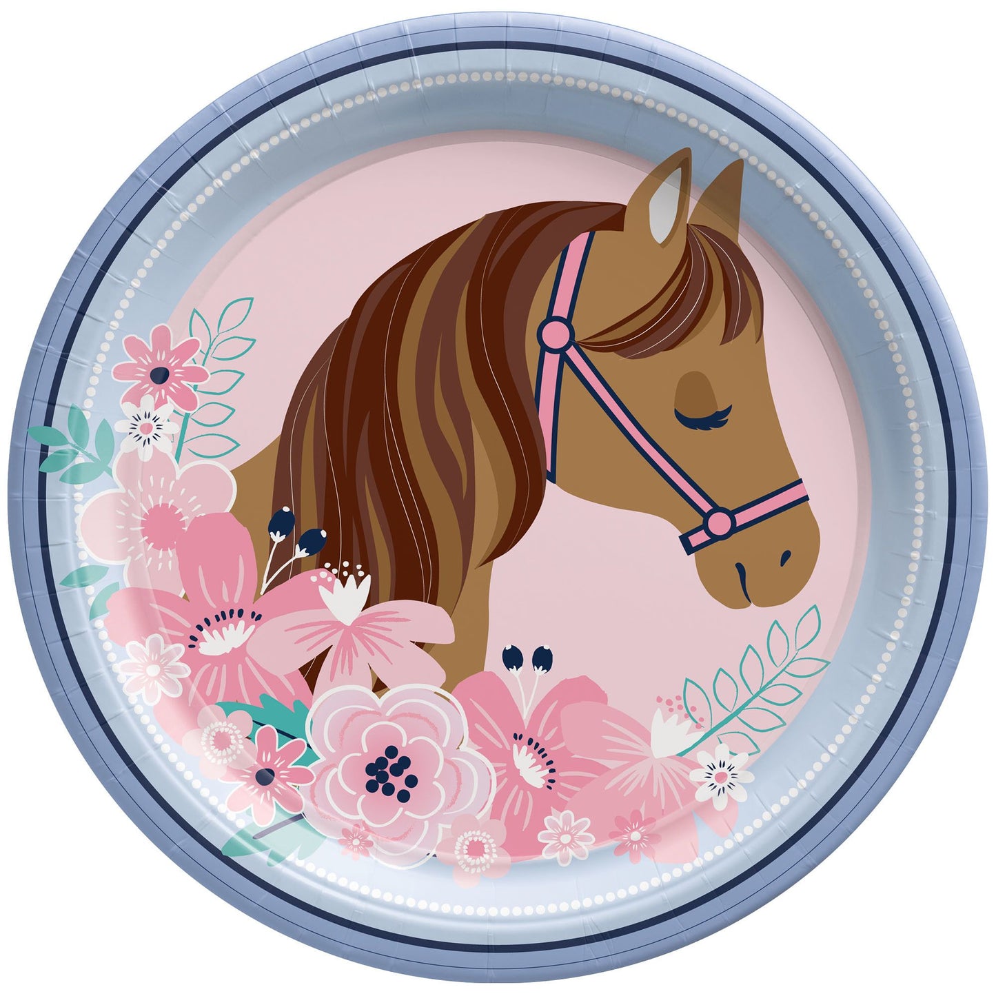 SADDLE UP 9" ROUND PLATES