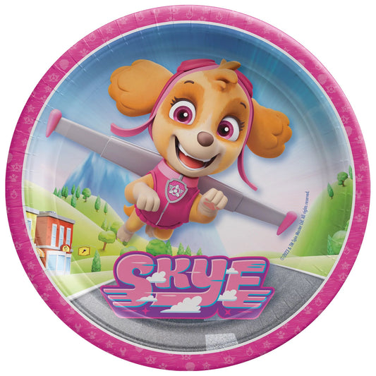PAW PATROL SKYE 9" PLATES