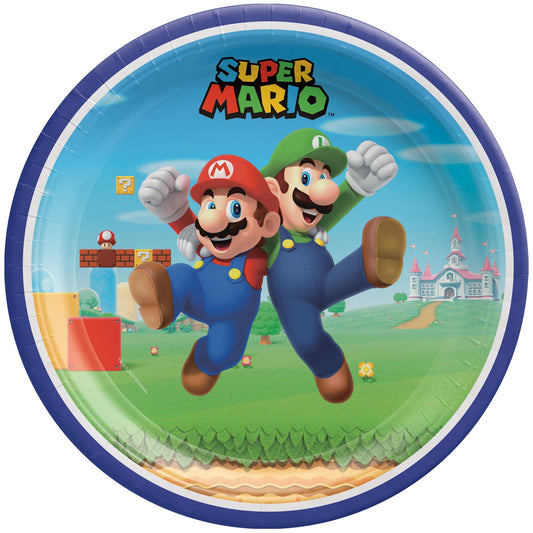 SUPER MARIO 9" PPR PLATES