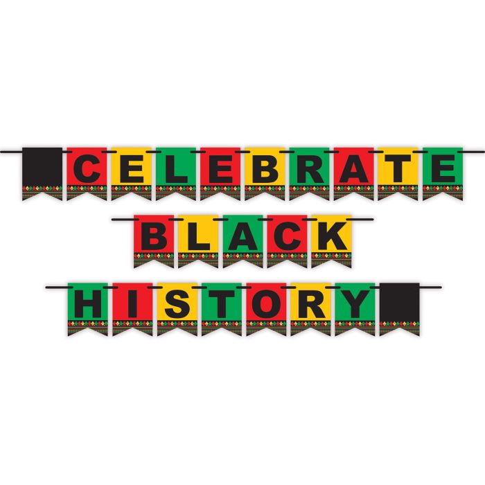 CELEBRATE BLACK HISTORY STREAMER