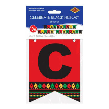 CELEBRATE BLACK HISTORY STREAMER