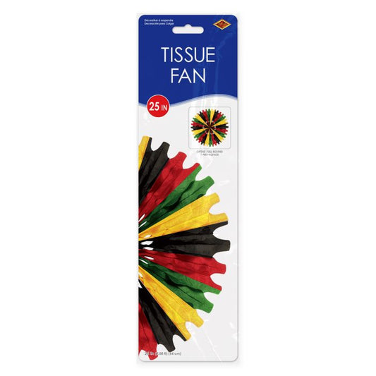 JUNETEENTH TISSUE FAN 1CT