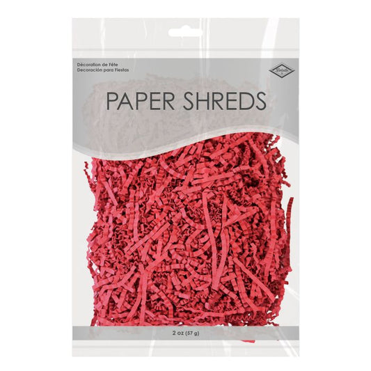 PAPER SHREDS 2OZ RED