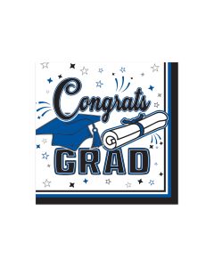 CONGRATS GRAD 36CT BN BLUE