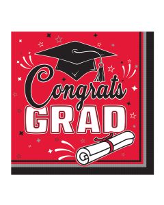 CONGRATS GRAD 36CT LN RED
