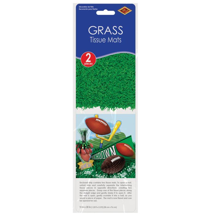 TISSUE GRASS MATS 2CT