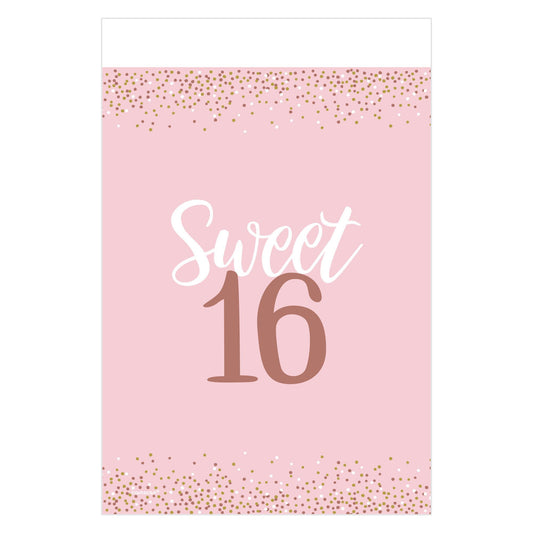 SIXTEEN BLUSH PL TABLECOVER